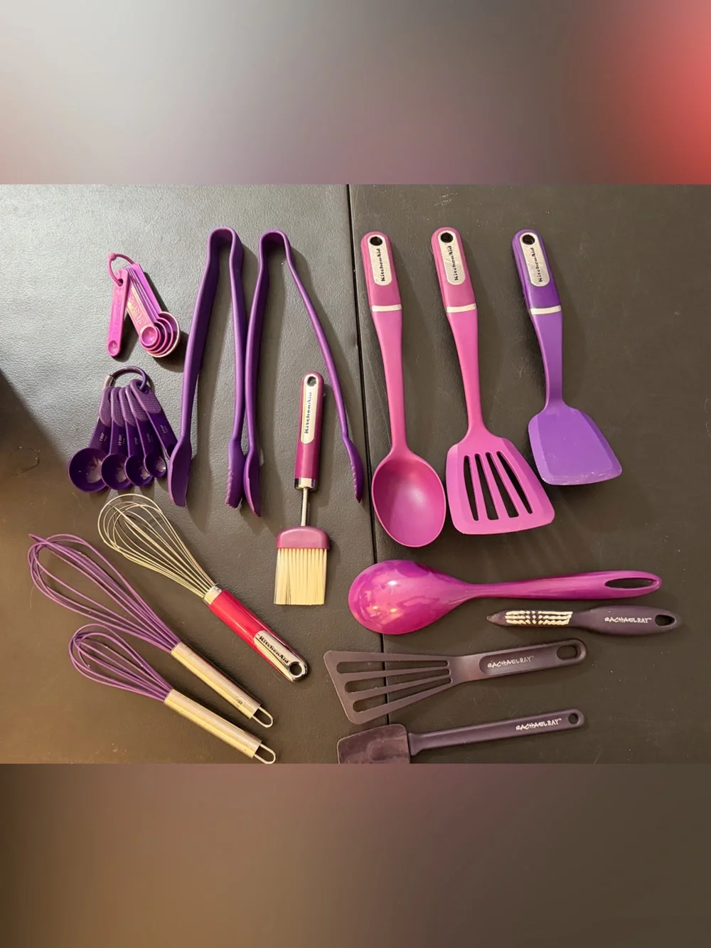 KitchenAid | Rachael Ray Purple Kitchen Utensil Set - Assorted Pieces